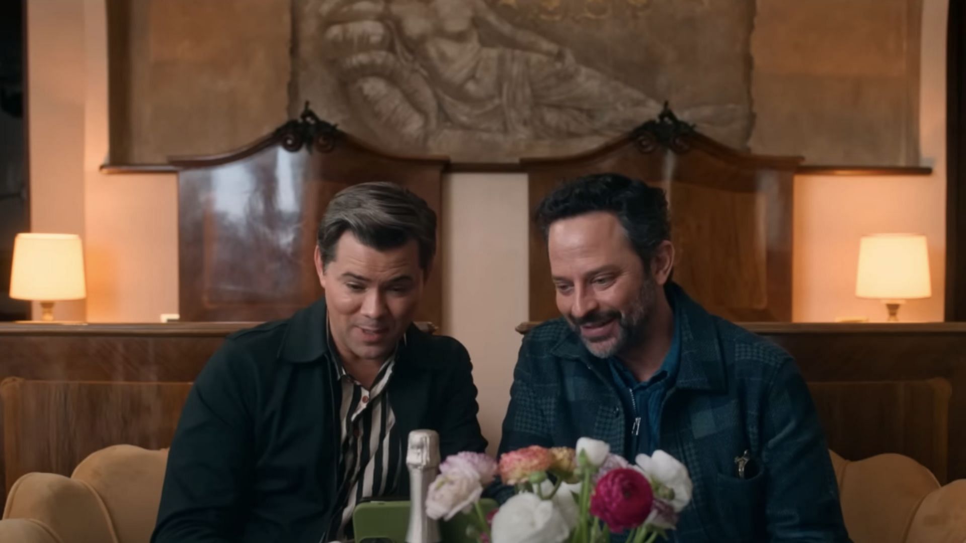 Nick Kroll and Andrew Rannells in the movie (Image via YouTube/Vertical)